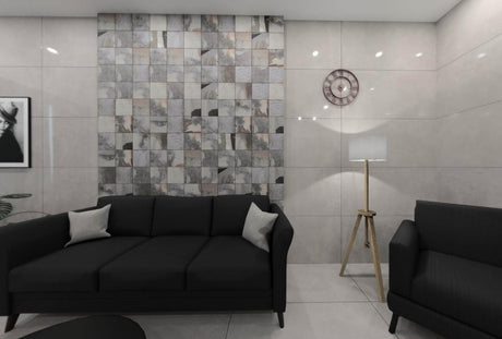 ARTI DOVE MATT - SIMPOLO-TILES- (  - TINY TILE MATT - 198x198 mm - 7.8inchX7.8inch )