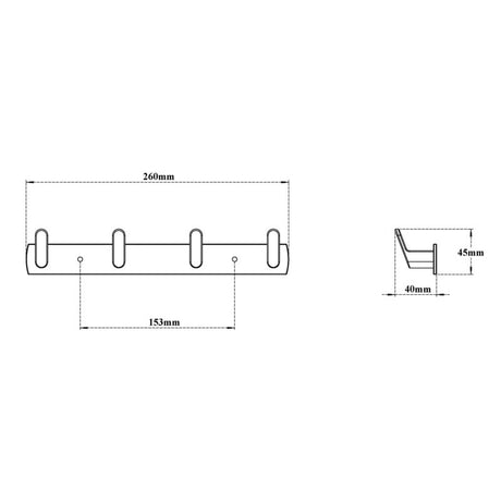 HOOK 4-WAY - VIKING -  ( CHR -  - 0x0 mm - 0inchx0inch )