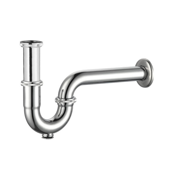 P-TRAP PIPE S.S (DIS 9  )- VIKING -  ( CHR -  - 225x32 mm - 9inchX1.28inch )