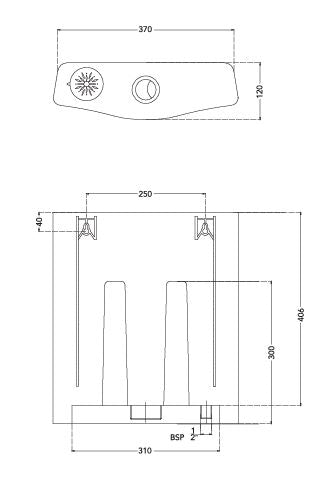 SLENDER C PVC CISTERN - HINDWARE -  (  -  - 0x0 mm - 0inchX0inch )