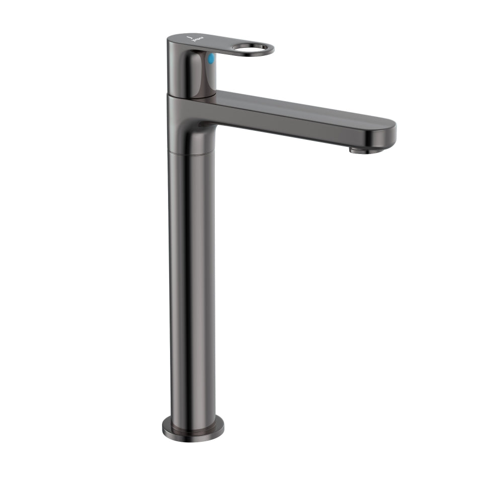 PILLAR COCK WITH 200MM EXTENSION BODY - JAQUAR FAUCETS -  ( BLACK CHROME - ORNAMIX PRIME - 0x15 mm - 0inchX0.5inch )