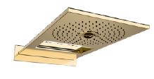 BEITOU WALL MOUNT MULTIFUNCTION RAINPANEL - KOHLER LUXURY -  ( VIBRANT FRENCH GOLD - LUXURY - 500x500 mm - 20inchX20inch )