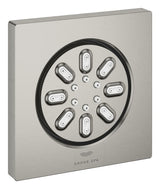 RAINSHOWER AQUA BODY SPRAY CUBE 2 SPRAY - GROHE -  ( SUPERSTEEL - G5 - RAINSHOWER - 75x75 mm - 3inchX3inch )