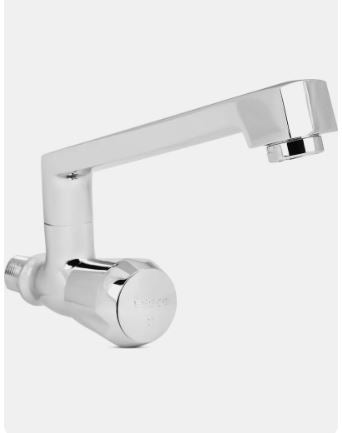 SINK COCK W/MOUNT W/O FLANGE - ESSCO FAUCET -  ( CHR - MARVEL RANGE - 0x15 mm - 0inchX0.5inch )