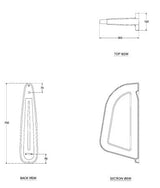 NEW DIVISIONAL  PLATE - HINDWARE -  ( STAR WHITE - ART - 760x370 mm - 30inchX14inch )