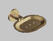 SOAP DISH - AQUANT - (BRUSHED GOLD - CIRCA SERIES - 0x0 mm - 0inchX0inch)