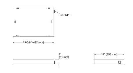 INVIGORATION DRAIN PAN, LARGE - KOHLER PREMIUM -  (  - PREMIUM - 0x15 mm - 0.5inchX0.6inch )