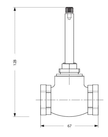 BODY OF CONC.STOP COCK-15 MM (W/O EXP.KIT) - HINDWARE FAUCETS -  ( POLISHED CHROME - ADDONS - 0x15 mm - 0inchX0.5inch )