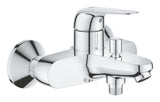 EUROECO WALL MOUNT EXPOSED SINGLE-LEVER BATH MIXER - GROHE G2 -  ( CHROME - G2 - EUROECO - 0x15 mm - 0inchX0.5inch )