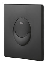 SKATE AIR FLUSH PLATE - GROHE -  ( PHANTOM BLACK - G3 - SKATE AIR  - 156x197 mm - 6.24inchX7.88inch )