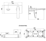 BRASS WALL BASIN FAUCET (COLD WATER)- AQUANT - ( CHROME - - 0x15 mm - 0inchX0.5inch )