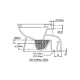 EWC CUBE S-TRAP W/SEAT COVER - HINDWARE -  ( STAR WHITE - ART - 0x0 mm - 0inchX0inch )