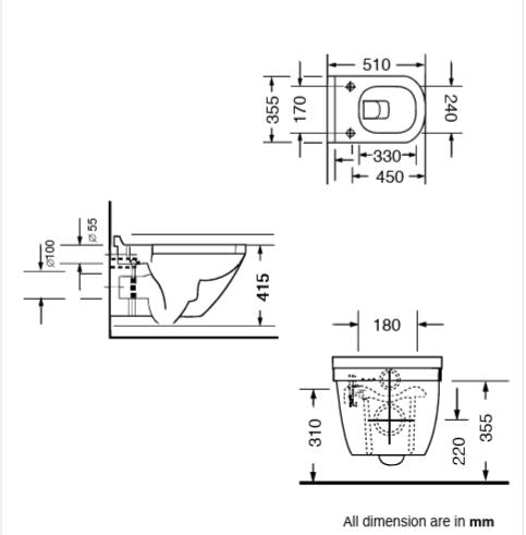 UF SEAT COVER FOR EWC -1820 - AQUANT - ( WHITE - - 0x0 mm - 0inchX0inch )