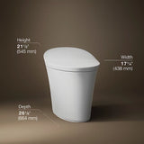 (PRUN)ONE PC ELEC.EWC S-TRAP 305MM W/SEAT CVR - KOHLER LUXURY -  ( WHITE - LUXURY - 0x0 mm - 0inchx0inch )