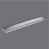 SHWR CHANNEL DRAIN(TILE INSERT)W/O BASE - AQUANT -  ( 304 STAINLESS STEEL -  - 900x80 mm - 36inchX3inch )