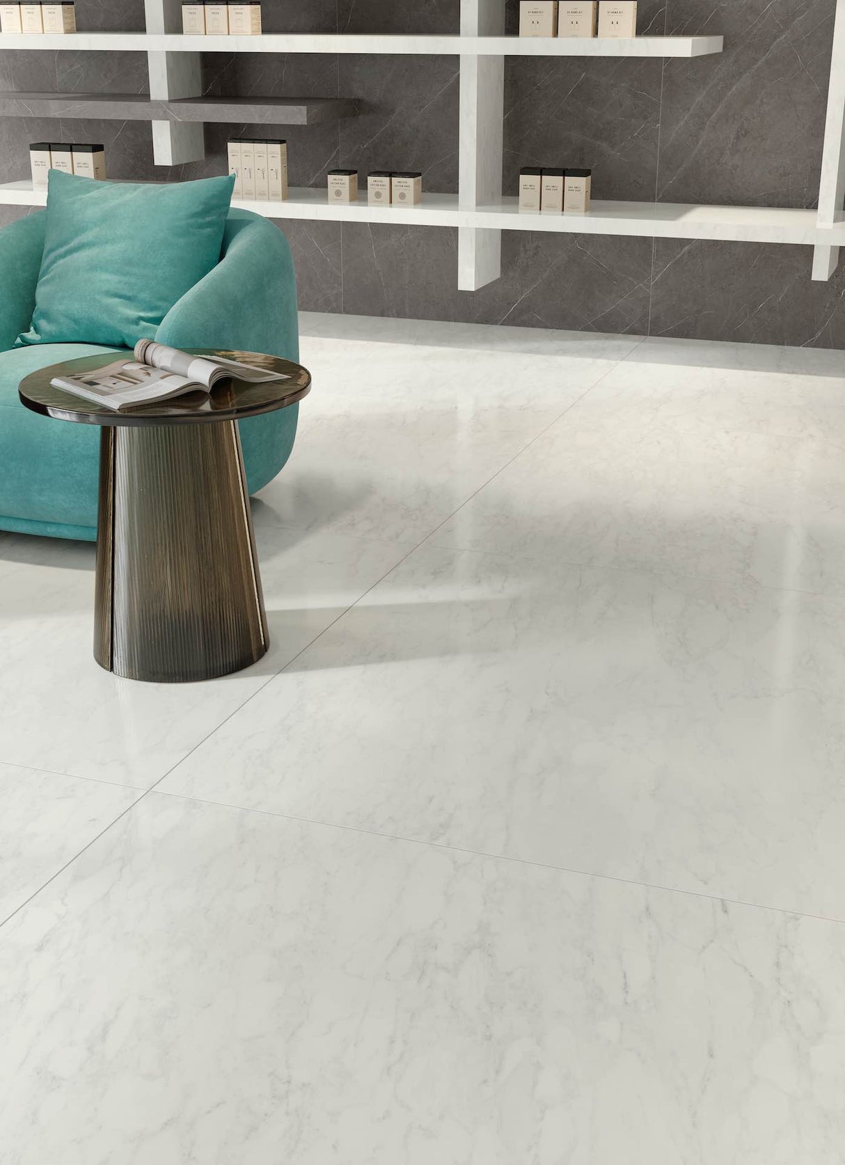 CARRARA DELICATO FULL LAPPATO THICKNESS 9MM - NEXION -  (  -  - 1198x598x9 mm - 48inchX24inchX0.36inch )