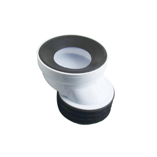 PVC EWC OFFSET CONNECTOR - VIKING -  ( WHITE -  - 0x100 mm - 0inchX4inch )