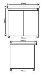 MAIN CABINET - GERMA -  (  - CARBON FIBER - 580x490x435 mm - 23.2inchX19.6inchX17.4inch )