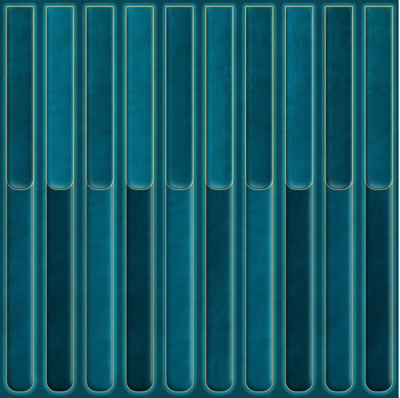 CONVEX BLUE HL - INDIAN TILES -  (  - KERACER HIGH DEPTH DESIGNER TILES - 300x300x9 mm - 12inchX12inchX0.36inch )