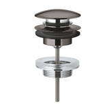 PUSH OPEN WASTE SET - GROHE -  ( HARD GRAPHITE - G5 - GROHE - 0x0 mm - 0inchX0inch )