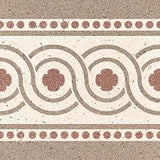 RITUAL HAZEL BORDER - SIMPOLO-TILES -  (  - TINY TILE 25 MATT - 198x198 mm - 7.92inchX7.92inch )