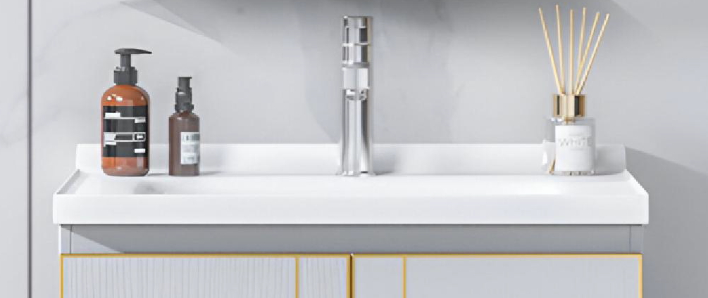 TR 3332 WHITE MARBLE WASH BASIN - GERMA - (WHITE -  - 610x410x180 mm - 24.4inchX16.4inchX7.2inch)