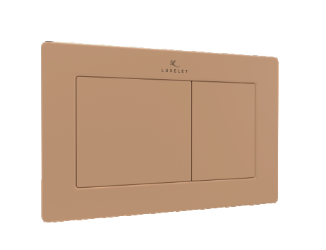 FLUSH PLATES - LUXELET -  ( ALMOND BEIGE - FLUSH PLATE - 0x0 mm - 0inchX0inch )