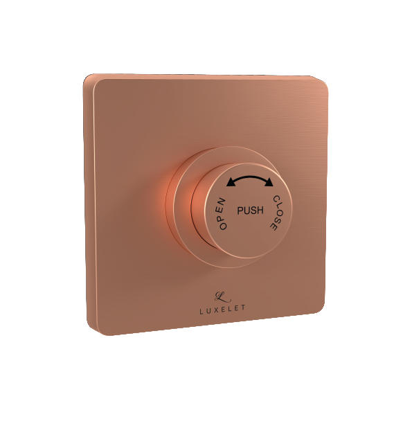 EXPOSED PART FOR 32MM DUAL FLUSH VALVE - LUXELET -  ( ROSS GOLD BRUSHED - FLUSH VALVE - 0x32 mm - 0inchX1.28inch )