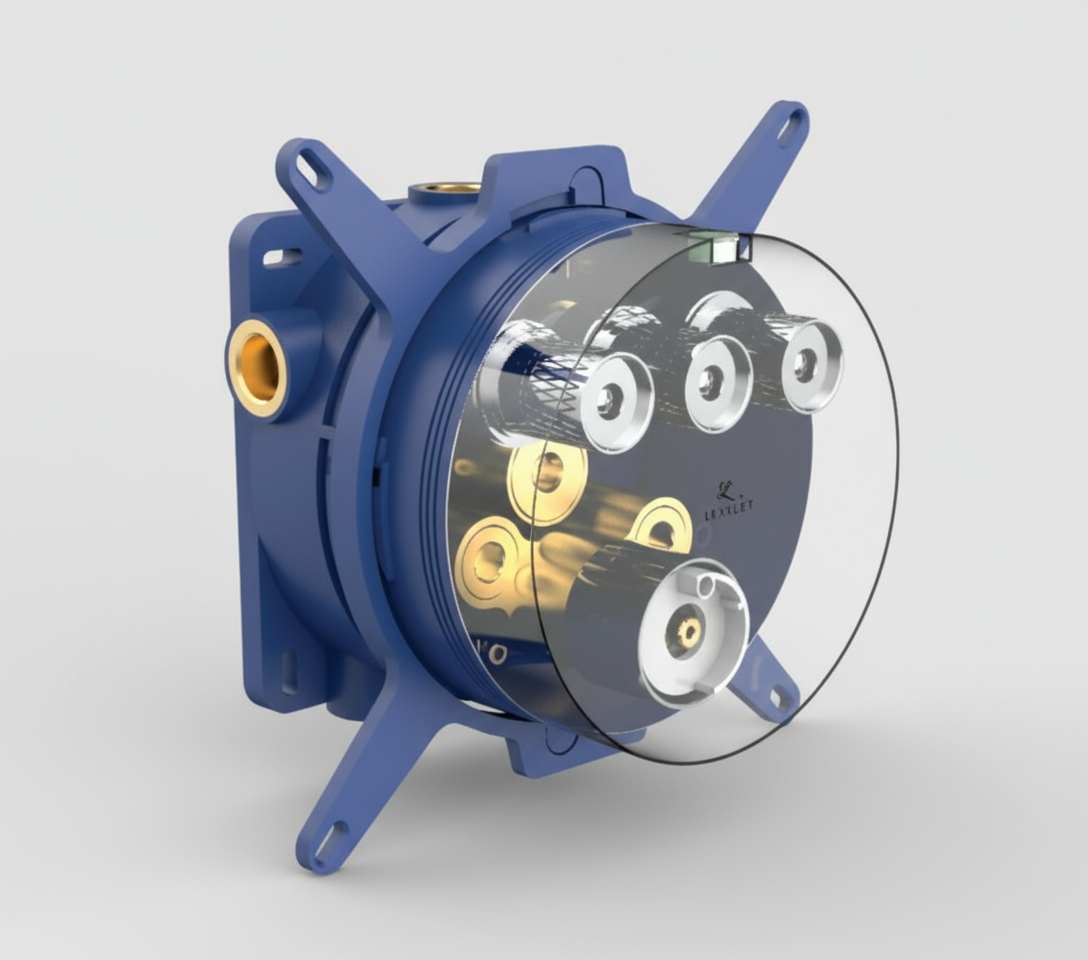 THERMOSTATIC CONCEALED PART 2 FUNC - LUXELET -  (  - SMART SELECT - 0x20 mm - 0inchX0.8inch )