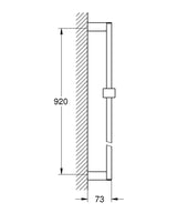 EUPHORIA CUBE SHOWER RAIL 900MM - GROHE -  ( CHROME - G4 - EUPHORIA - 0x0 mm - 0inchX0inch )