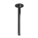 SHOWER ARM 100M CEILING MOUNTED W/FLANGE - JAQUAR FAUCETS - ( BLACK CHROME - SHOWER ACC. - 15x100 mm - 0.5inchX4inch )