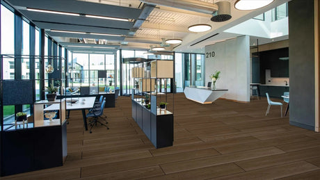 MORDIC WOOD WALNUT  - CREANZA -  (  - RUSTIC MATT - 1200x200 mm - 48inchX8inch )