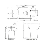 EWC CUBE S-TRAP W/SEAT COVER - HINDWARE -  ( STAR WHITE - ART - 0x0 mm - 0inchX0inch )