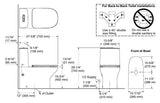 1PC EWC W/SOFT SLIM S/COVER  S 305MM - KOHLER LUXURY -  ( WHITE - LUXURY - 0x0 mm - 0inchX0inch )