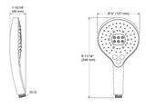 RAINDUET 3.0 HANDSHOWER - KOHLER PREMIUM -  ( VIBRANT BRUSHED ROSE GOLD - PREMIUM - 0x0 mm - 0inchX0inch )