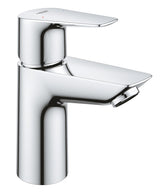 BAUEDGE TABLE-MOUNTED SINGLE-LEVER BASIN MIXER WITH BRAIDED PIPES L-SIZE - GROHE-G2 -  ( CHROME - G2 - BAUCOSMOPOLITAN - 0x15 mm - 0inchX0.5inch )