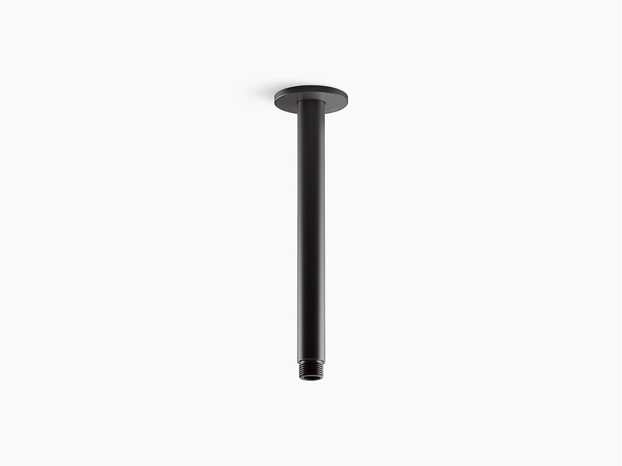 COMPLEMENTARY-CEILING SHOWER ARM - KOHLER PREMIUM -  ( MATT BLACK - PREMIUM - 255x65 mm - 10.2inchX2.6inch )
