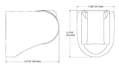 COMPLEMENTARY TM SQUARE HANDSHOWER HOLDER - KOHLER POPULAR -  ( VIBRANT FRENCH GOLD - POPULAR - 0x0 mm - 0inchX0inch )