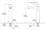 HONE  TM TALL PILLAR TAP (COLD ONLY)- KOHLER PREMIUM -  ( POLISHED CHROME - PREMIUM - 0x15 mm - 0inchX0.5inch )