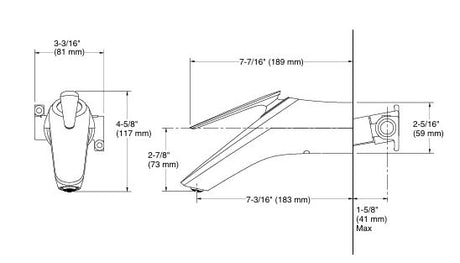 FLUENCE + WM LAV FAUCET TRIM+VALVE - KOHLER PREMIUM -  ( VIBRANT ROSE GOLD - PREMIUM - 0x15 mm - 0inchX0.5inch )