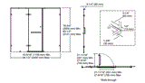 SINGULIER 1DOOR / 2PARTITION - STRAIGHT ENCLOSURE 2700.HT - KOHLER PREMIUM -  ( RGD - PREMIUM - 0x0 mm - 0inchX0inch )