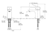 ALEO-SL BASIN MIXER W/PEPS - KOHLER PREMIUM -  ( BRUSHED BRONZE - PREMIUM - 0x15 mm - 0inchX0.6inch )