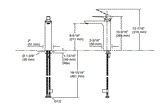ALEO+ TALL LAV FAUCET W/O DRAIN - KOHLER PREMIUM -  ( FRENCH GOLD - PREMIUM - 0x0 mm - 0inchX0inch )