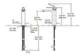 ALEO+ TALL LAVATORY FAUCET W/O DRAIN - KOHLER PREMIUM -  ( ROSE GOLD - PREMIUM - 0x0 mm - 0inchX0inch )