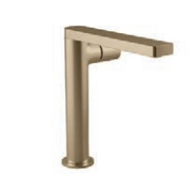COMPOSED SINGLE HANDLE TALL LAVATORY FAUCET-SIDE HANDLE - KOHLER LUXURY -  ( VIBRANT BRUSHED BRONZE - LUXURY - 0x15 mm - 0inchX0.5inch )