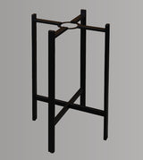MS FRAME STAND FOR ROUND BASIN - AQUANT -  ( MATT BLACK -  - 720x400 mm - 28.8inchX16inch )