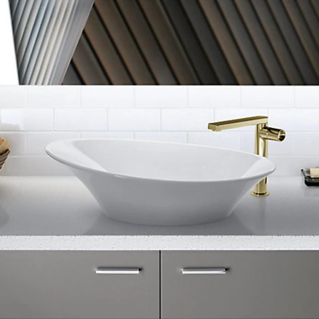 VEIL-COUNTER TOP W.BASIN W/O FAUCET HOLE - KOHLER PREMIUM -  ( WHITE - PREMIUM - 591x450 mm - 24inchX18inch )