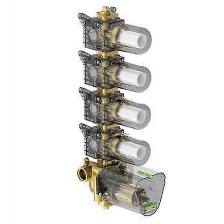 (PRUN)CONC.4 WAY HI-FLOW THERMOSTA VALVE - KOHLER LUXURY -  ( FRENCH GOLD - LUXURY - 0x0 mm - 0inchx0inch )