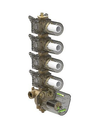 (PRUN)CONC.6 WAY HI-FLOW THERMOST VALVE - KOHLER LUXURY -  ( POLISHED CHROME - LUXURY - 0x0 mm - 0inchx0inch )