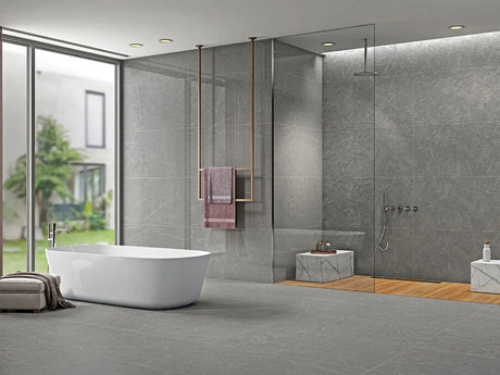 WIBE MARKSTONE SLATE MATT TEXTURE - SIMPOLO-TILES -  (  - IMPATTO MATT - 1198x598 mm - 48inchX24inch )